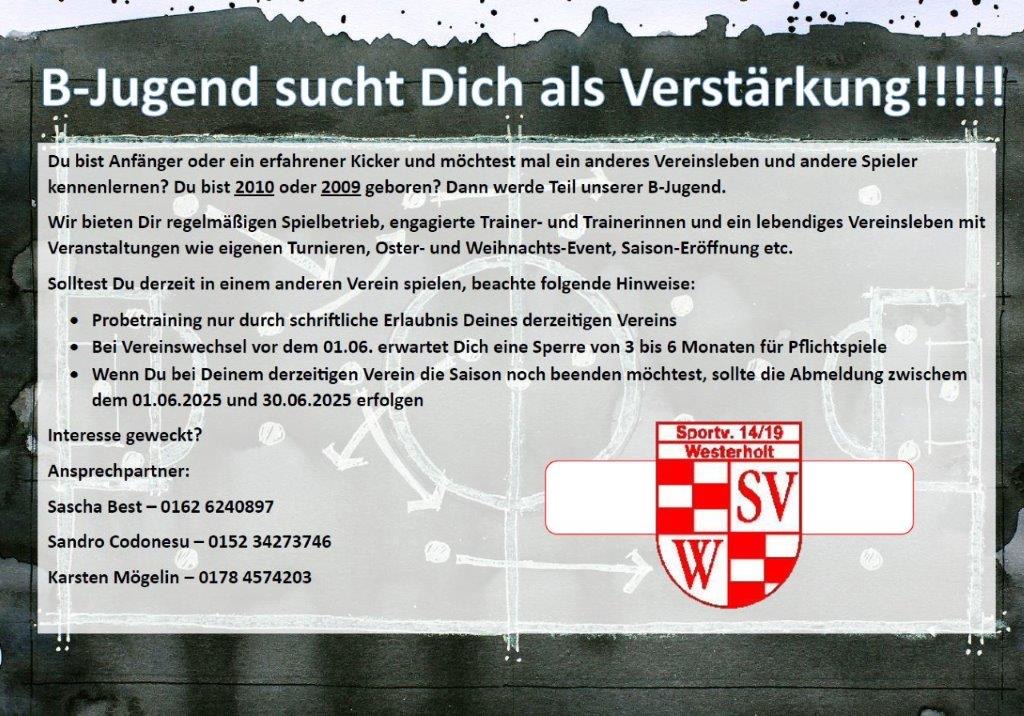 Spieler der B-Jugend